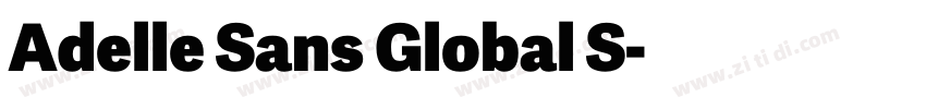 Adelle Sans Global S字体转换 Adelle Sans Global S字体转换